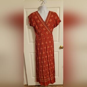 NWT Pretty Garden Brand Maxi Wrap Dress Size XL